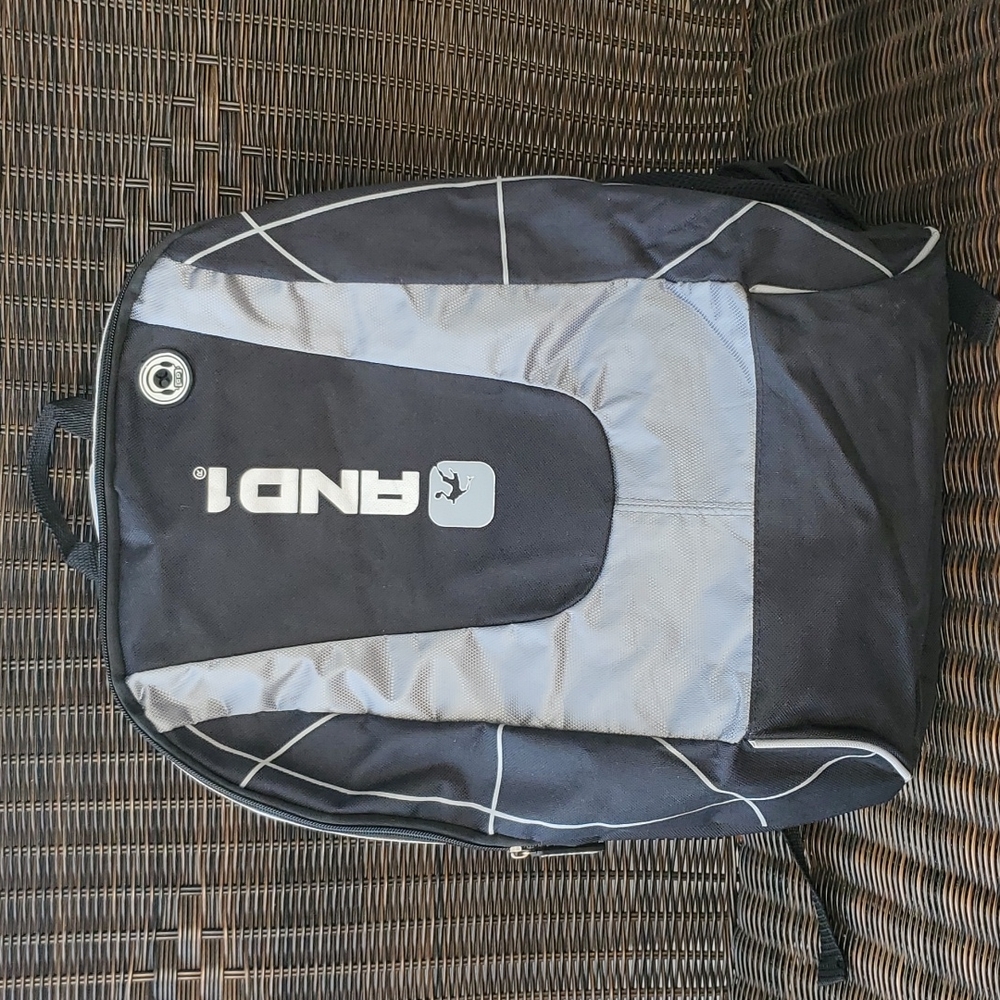 And1 Grey & Black Backpack